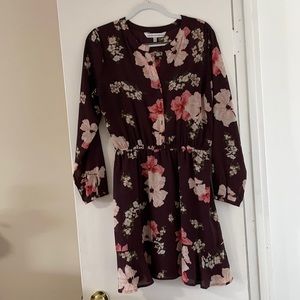 Cupcakes and cashmere long sleeve mini dress